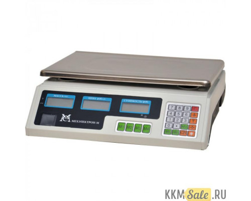 Весы торговые МЕХЭЛЕКТРОН-М ВР4900-30-2Д-АБ 06 (LCD)
