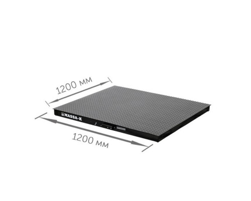 Весы платформенные с печатью этикеток Масса-К 4D-PM-12/12-1000-RL
