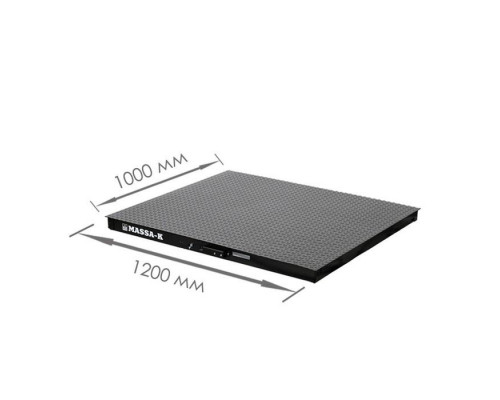 Весы платформенные с печатью этикеток Масса-К 4D-PM-12/10-500-RL