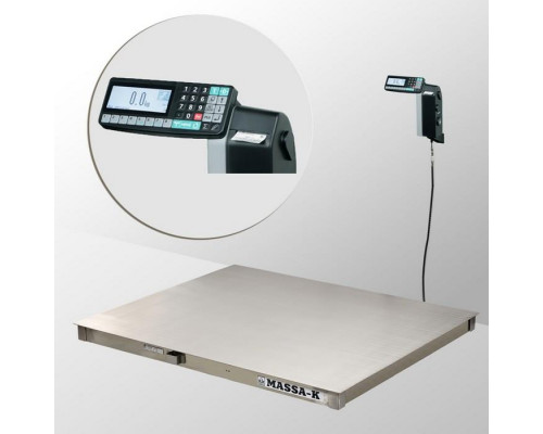Весы платформенные с печатью этикеток Масса-К 4D-PM.S-15/12-3000-RL