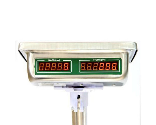 Весы напольные торговые МИДЛ МП 60 МЖА Ф-3 (10/20; 300х400; нерж.) "Красная армия", арт. 3122110001