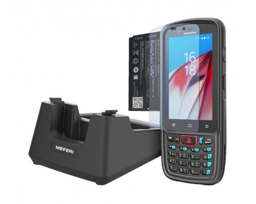 Терминал сбора данных Meferi ME40K (2D CM60, 4/64Gb, WiFi/LTE/BT/GPS/NFC, Andr.12, доп.АКБ, кредл)